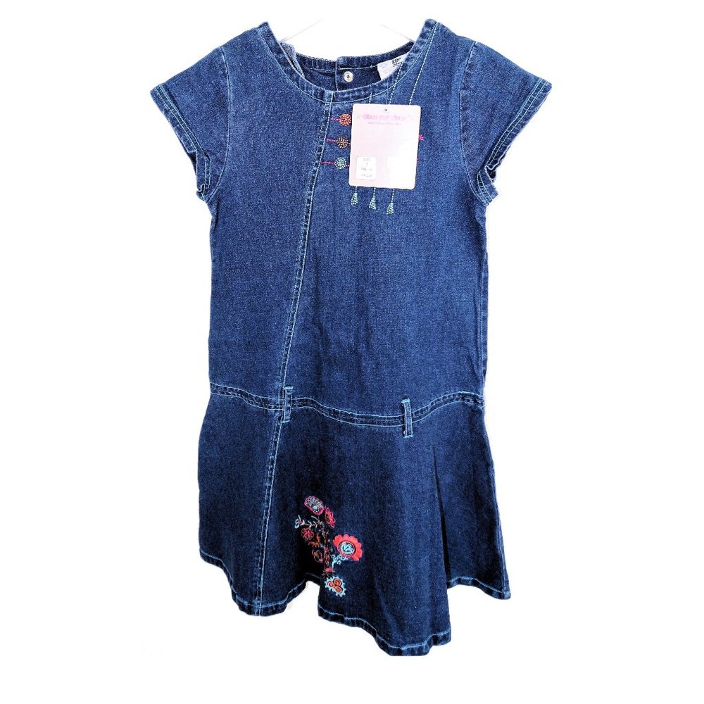 Deux par Deux Girls denim dress size 10